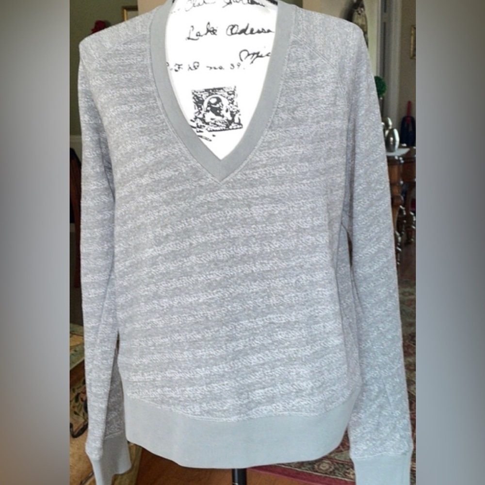 2/$20. “rag & bone jeans” Oversized Grey Sweater.  Size: S